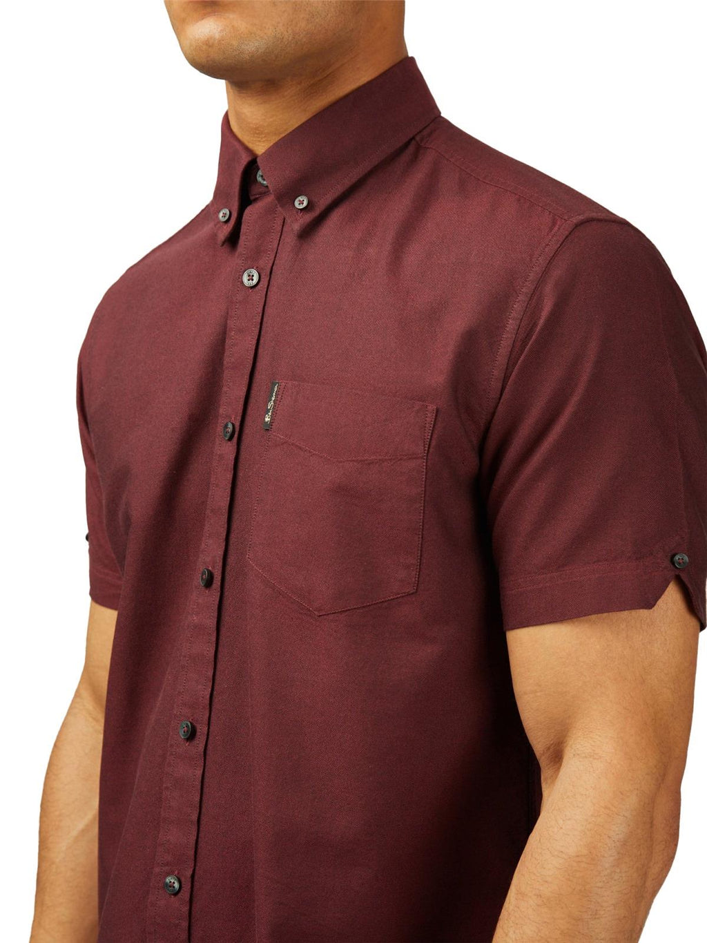 Ben Sherman Big Size Signature Oxford Short Sleeve Shirt For Men in 2 Colours, 2XL-5XL