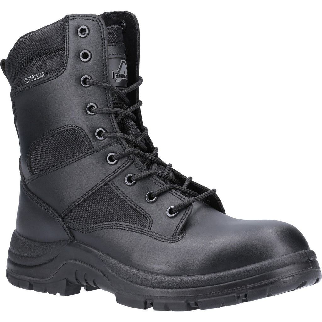 Amblers Men Boots - Combat Hi-Leg Metal Free Boot in Black, 4-14