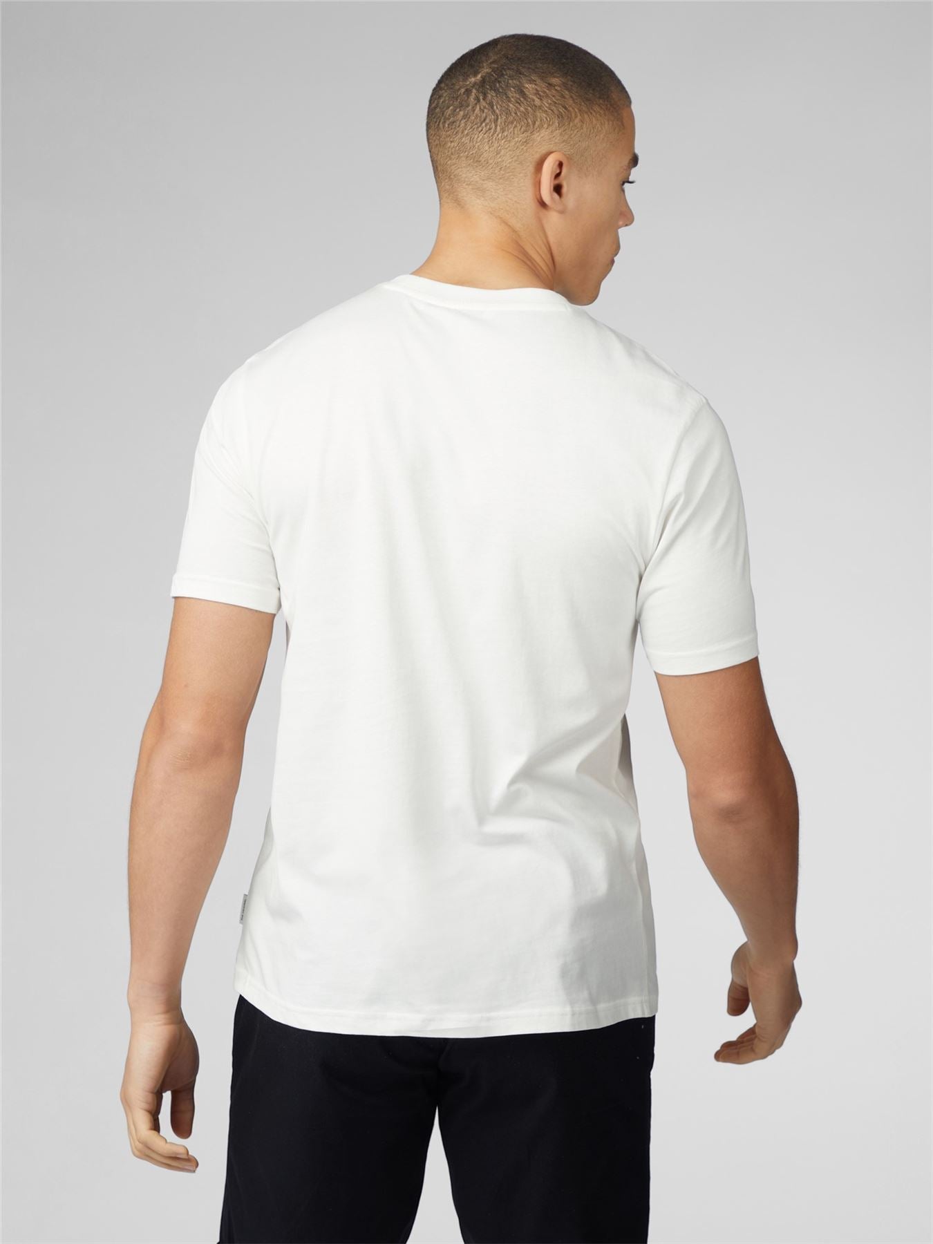 Ben Sherman Play Short Sleeve T-Shirt for Mens (0076135) in Snow White, 2XL-5XL