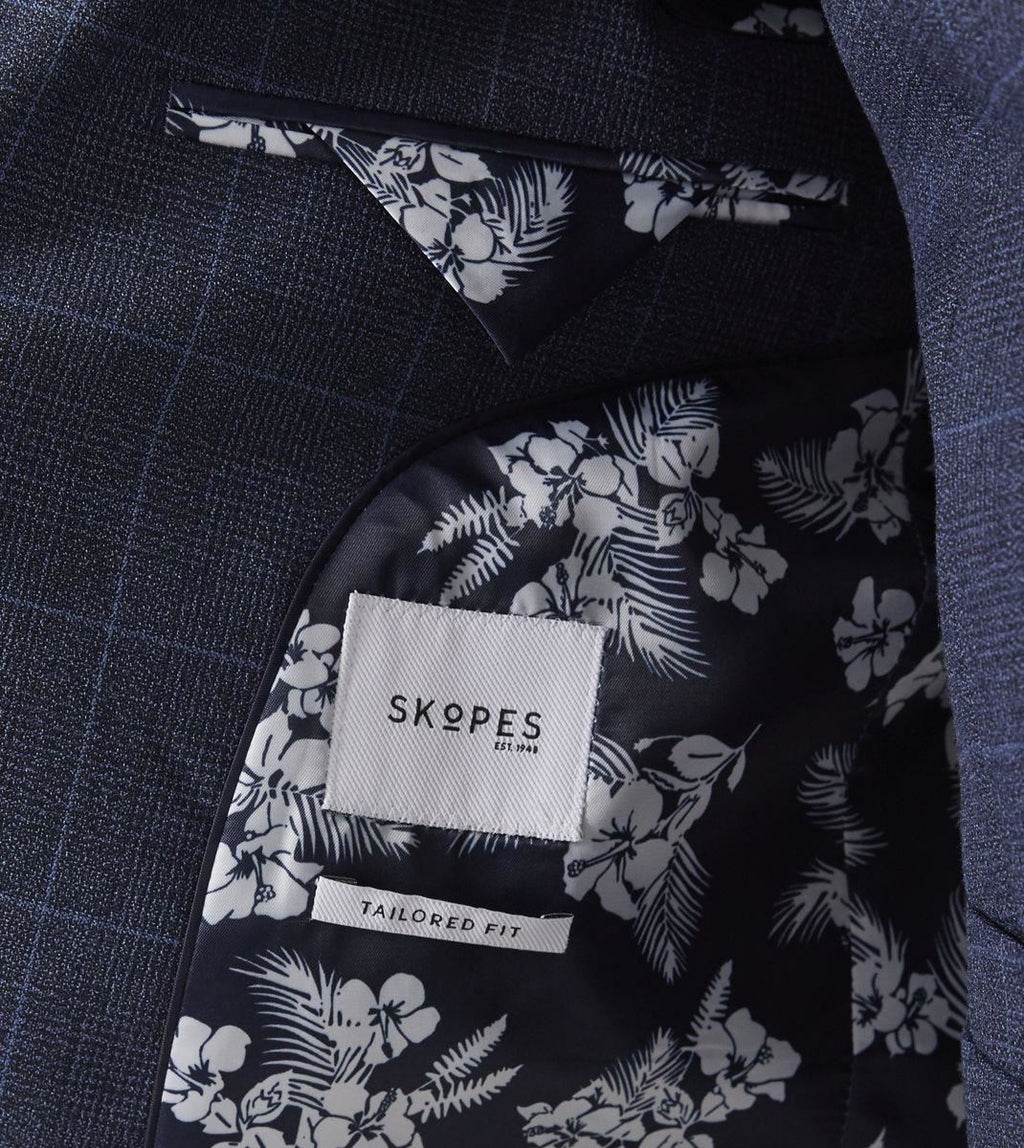 Skopes Slim Fit Suit Jacket Anello  in Blue 38 to 48