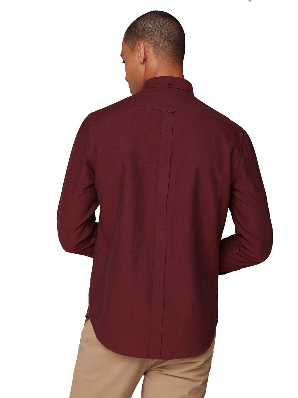 Ben Sherman Men's Big Size Long Sleeve Classic Oxford Cotton Shirt XXL-5XL