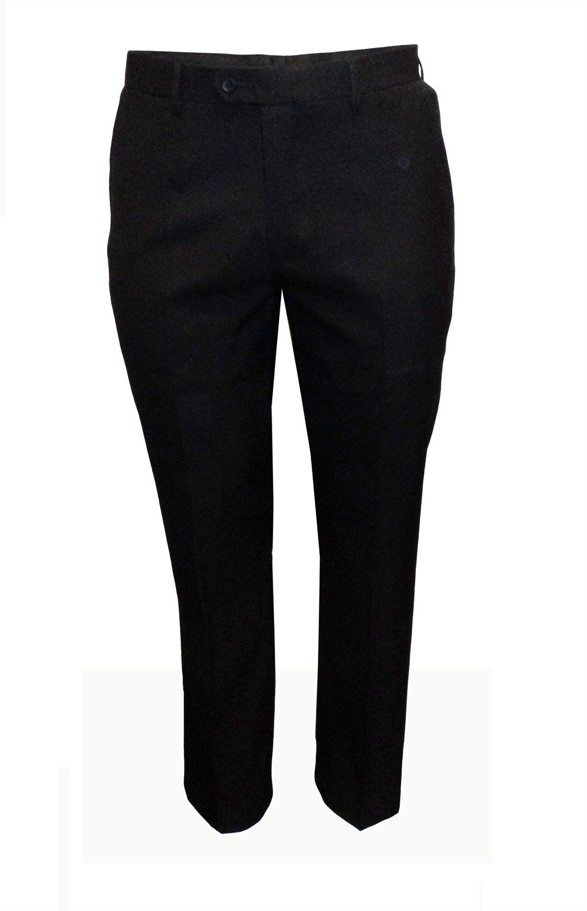 Cavani Men's Formal Classic Fit Suit Trousers in Black (Felix) Waist 40  to 60"