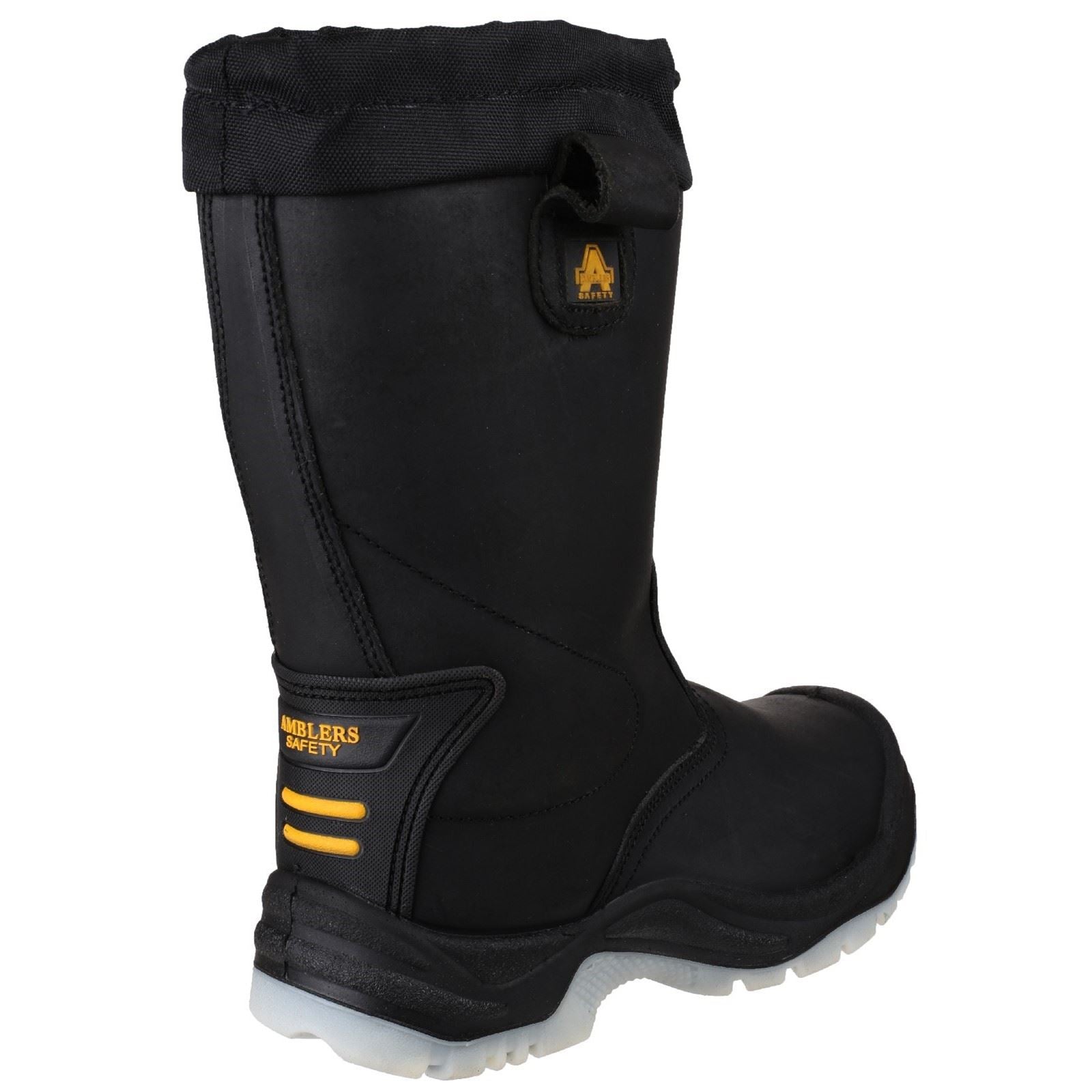 Amblers Men Boots - FS209 Safety Rigger Boot in Black, 4-14