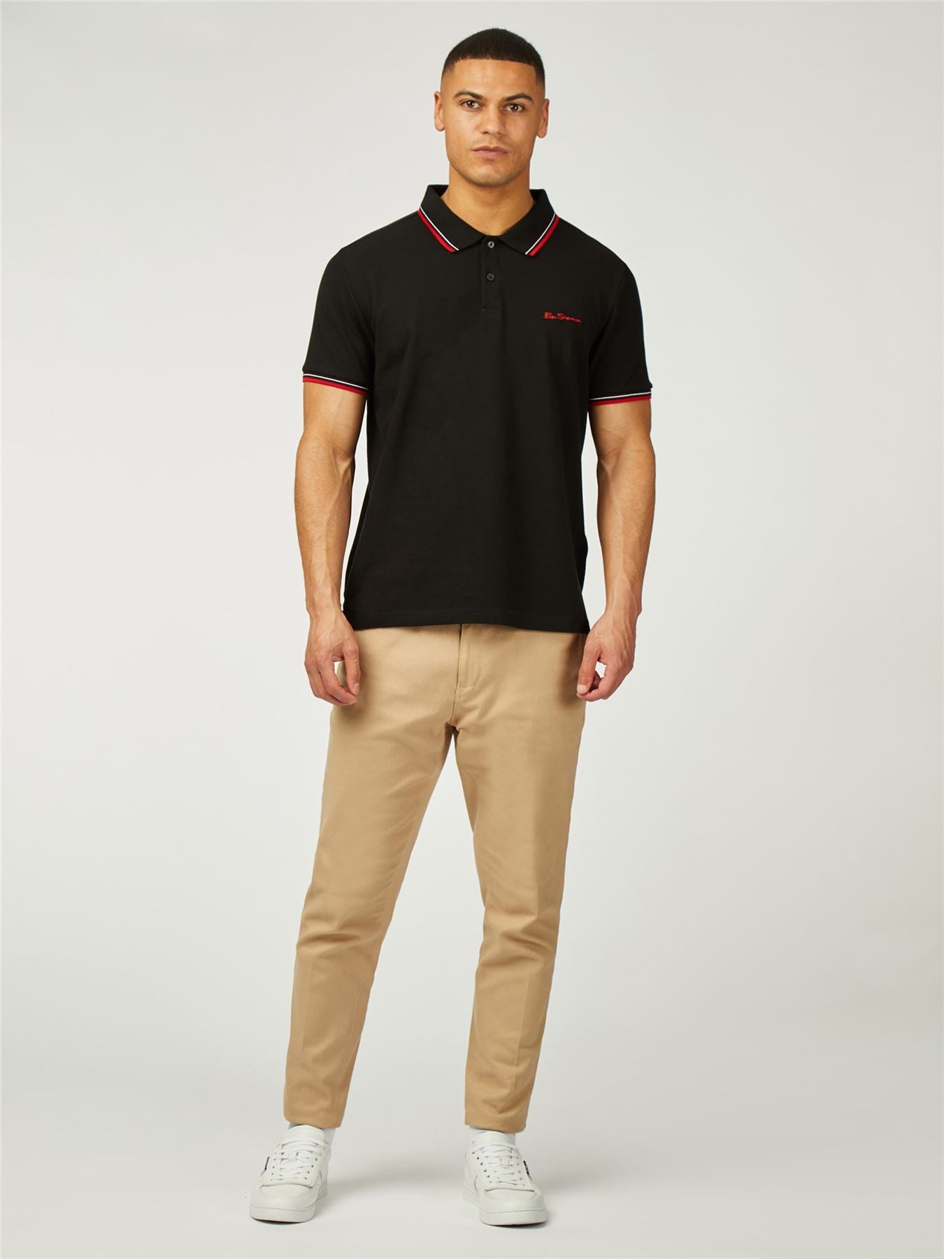 Ben Sherman Signature Pique Polo Shirt For Men in 5 Colours, 2XL-5XL