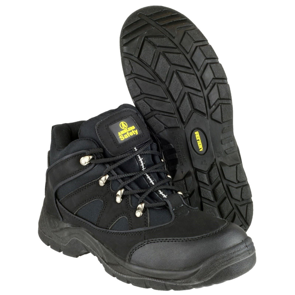 Amblers Men Boots - FS151 Vegan Friendly Safety Boots in Black, 4-13