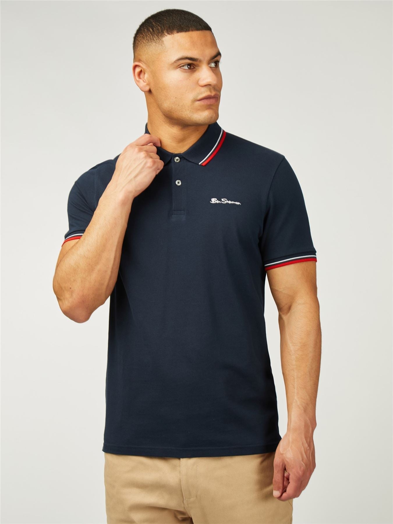 Ben Sherman Signature Pique Polo Shirt For Men in 5 Colours, 2XL-5XL