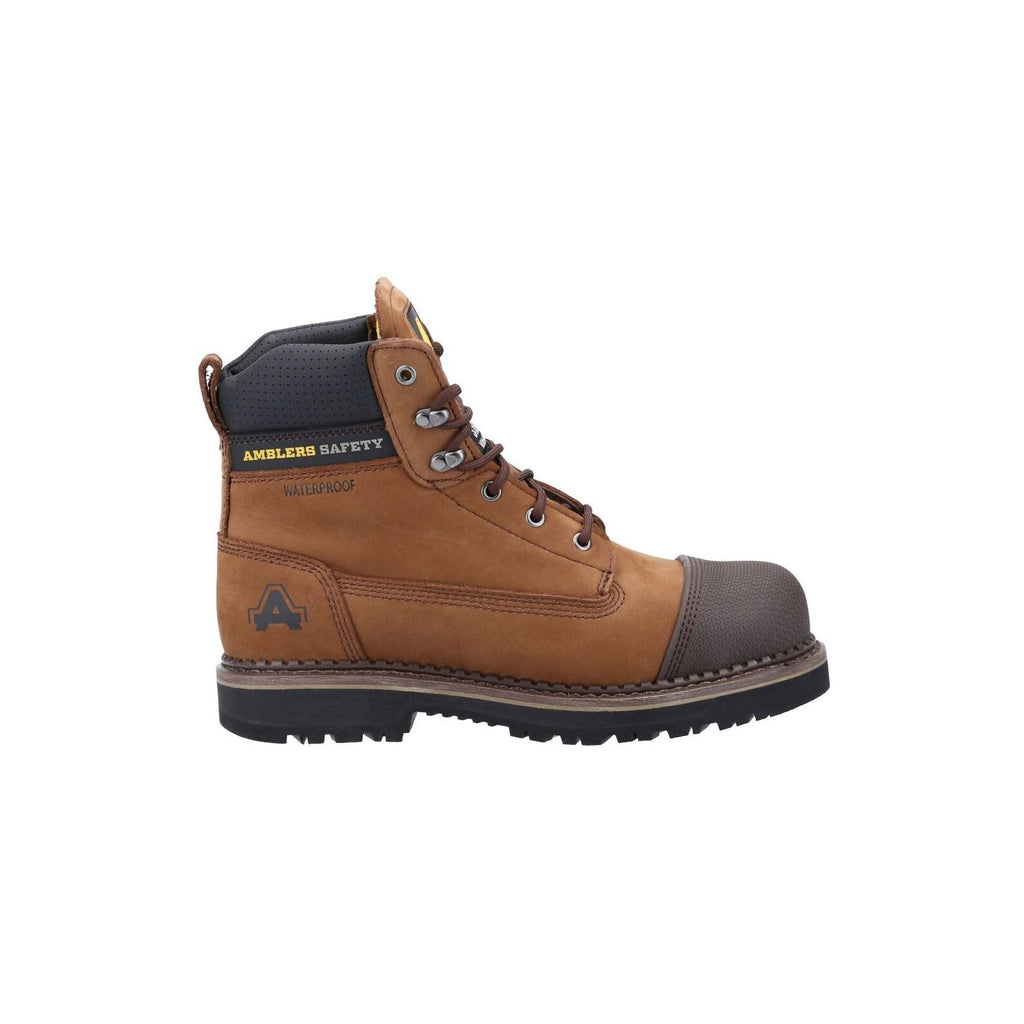 Amblers Men Boots - AS233 Scuff Safety Boot in Brown, 6-12
