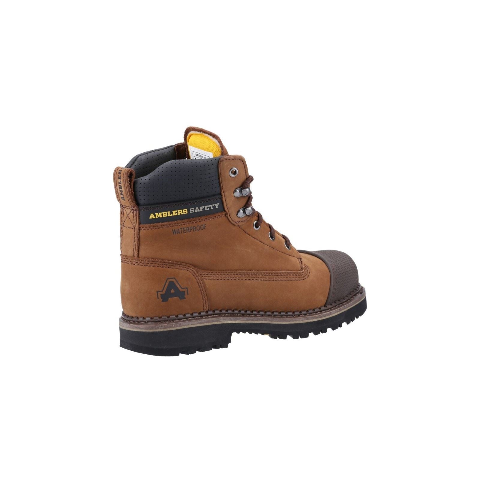 Amblers Men Boots - AS233 Scuff Safety Boot in Brown, 6-12