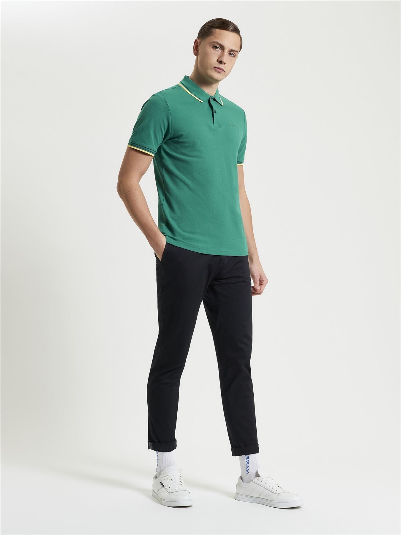 Ben Sherman Signature Pique Polo Shirt For Men in 5 Colours, 2XL-5XL