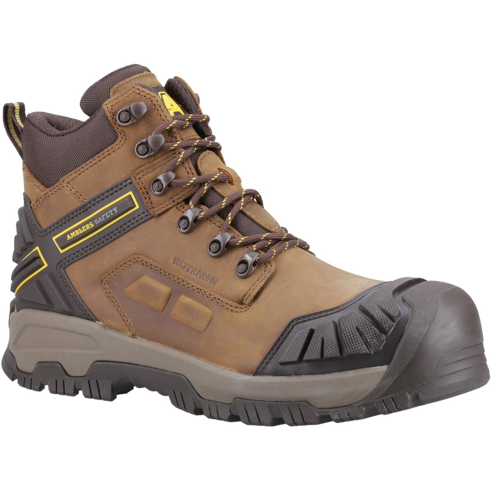 Amblers Men Boots - AS961C Quarry Safety Boot in Brown, 6-13