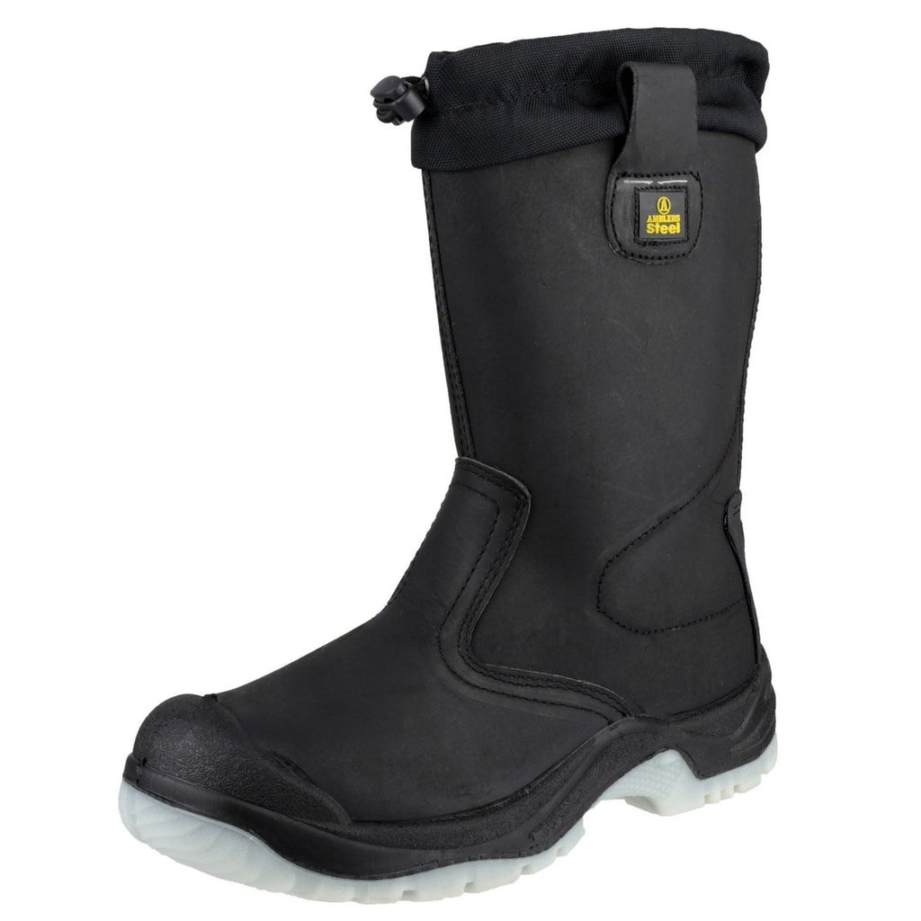 Amblers Men Boots - FS209 Safety Rigger Boot in Black, 4-14