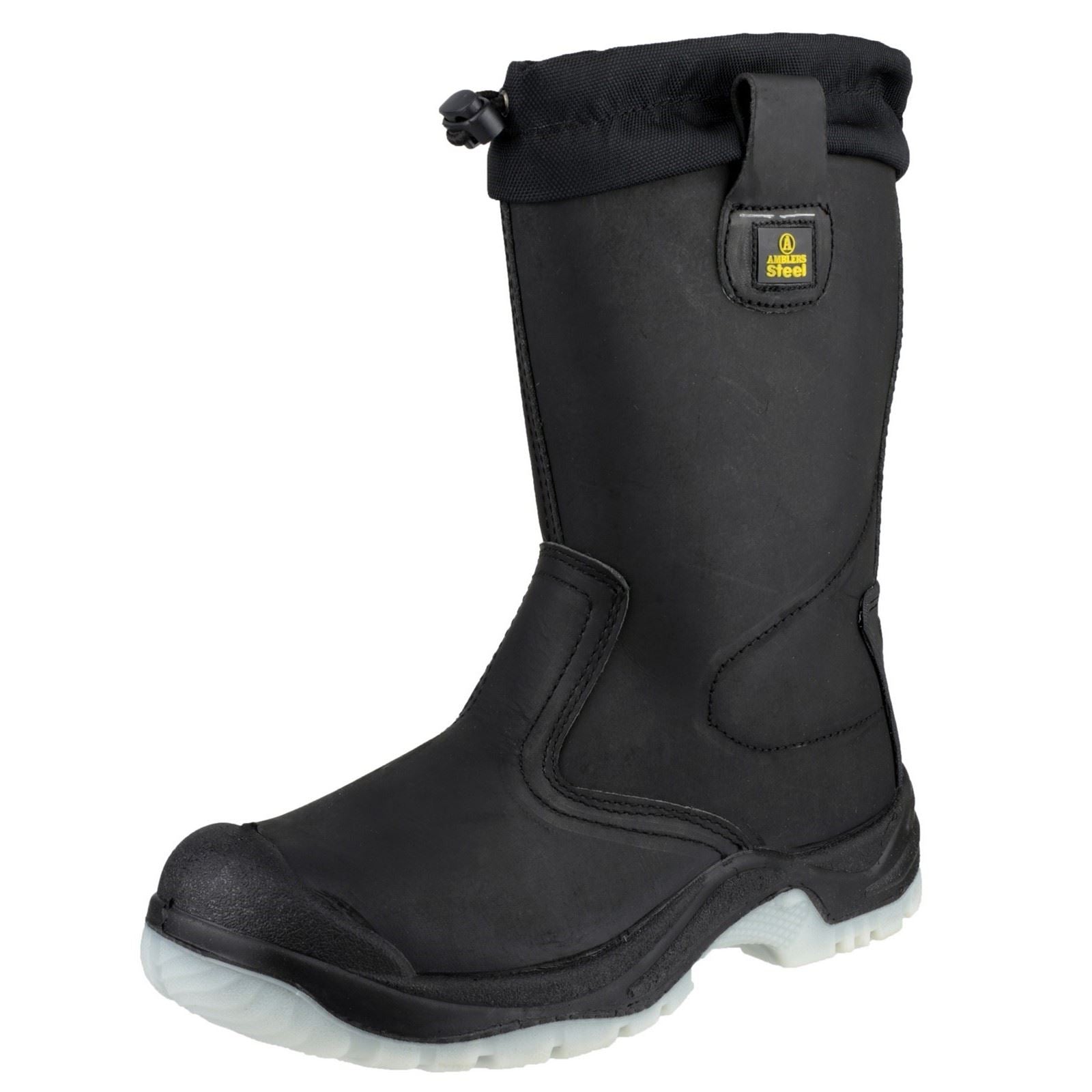 Amblers Men Boots - FS209 Safety Rigger Boot in Black, 4-14