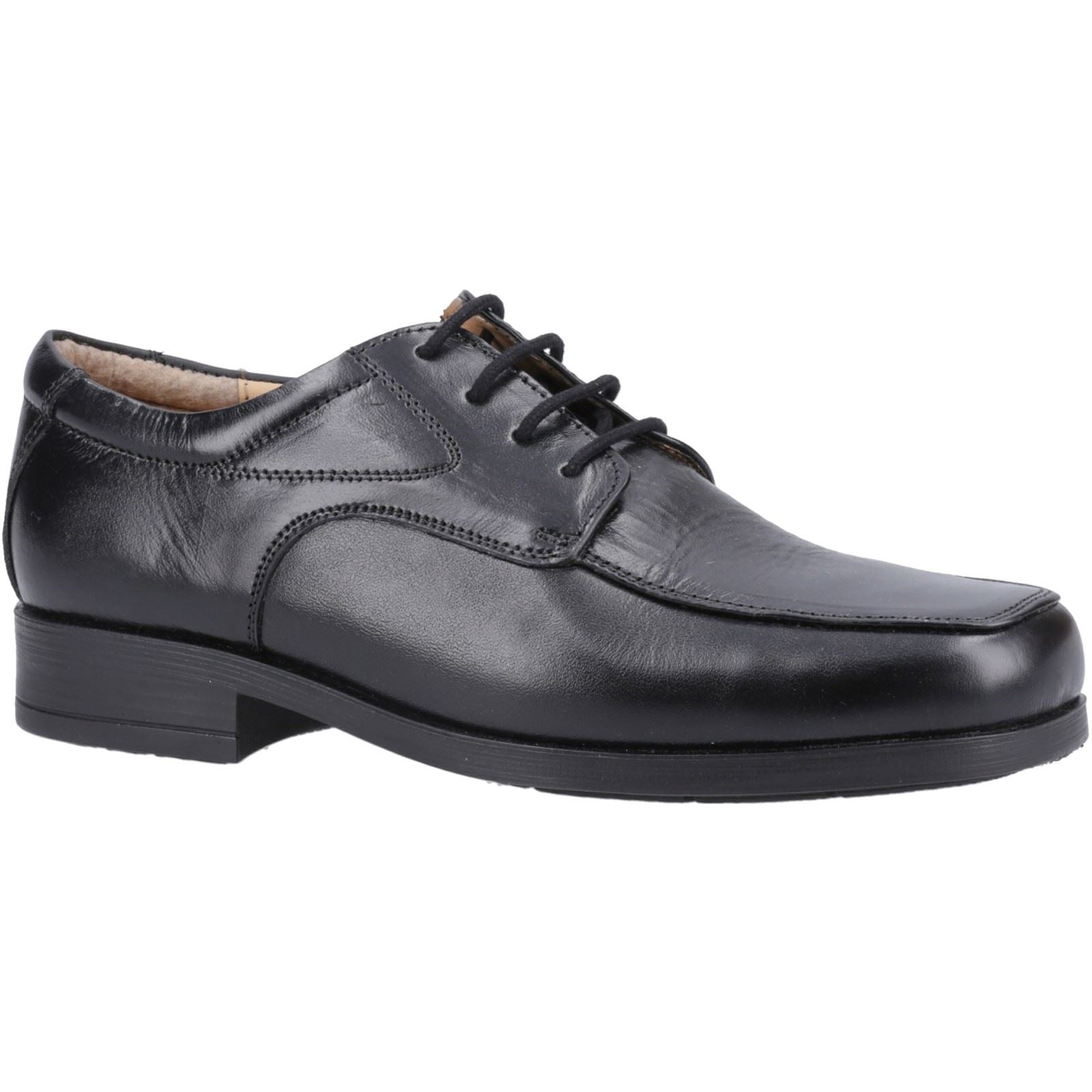 Amblers Mens Classic Shoes - Birmingham Gibson in Black, 6-12