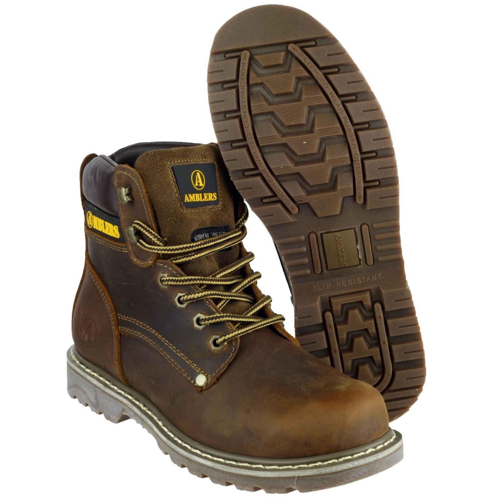 Amblers Mens Boots - Dorking Casual Boot in Brown, 6-12