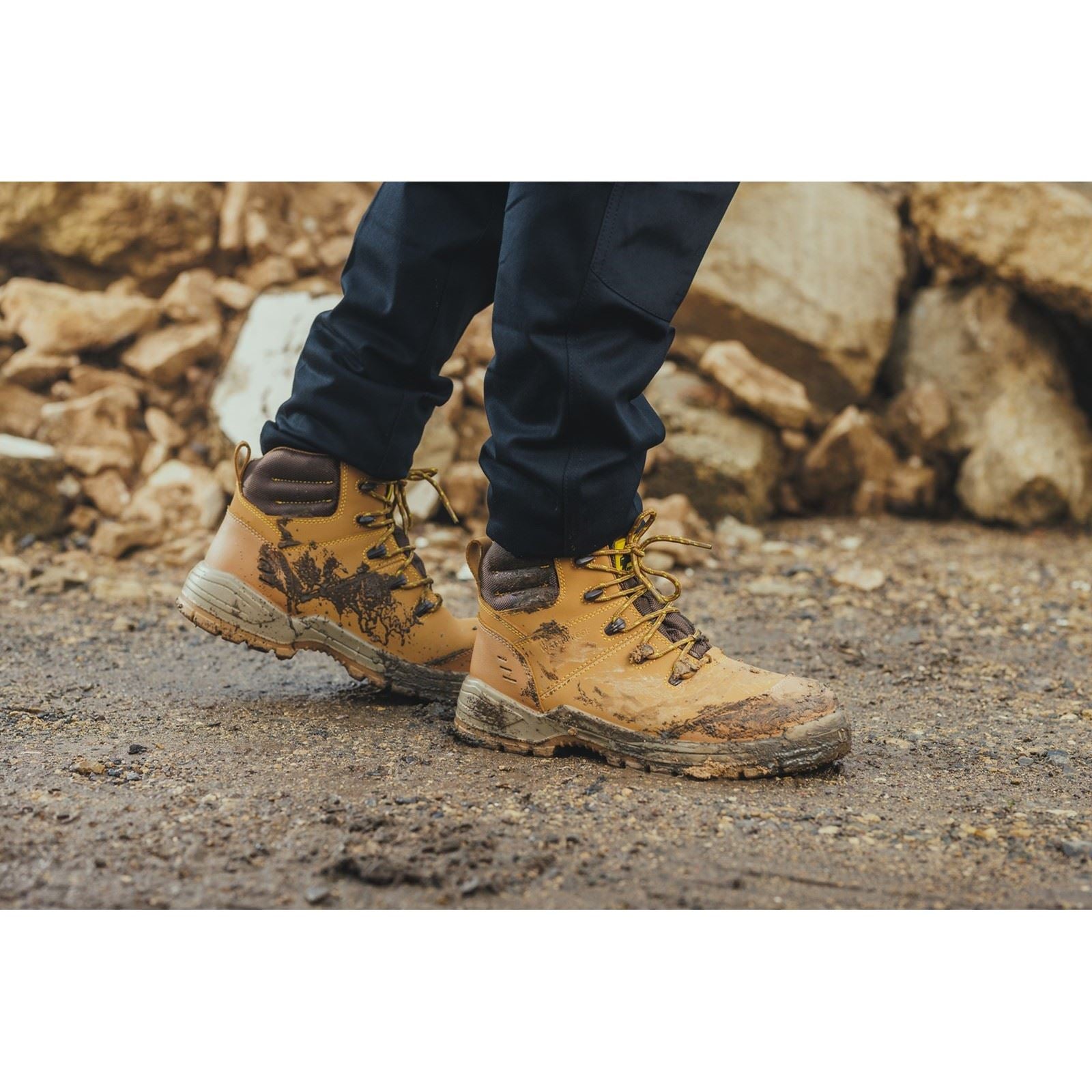 Amblers Women Boots - AS308C Metal Free Safety Boot in Honey, 4-14