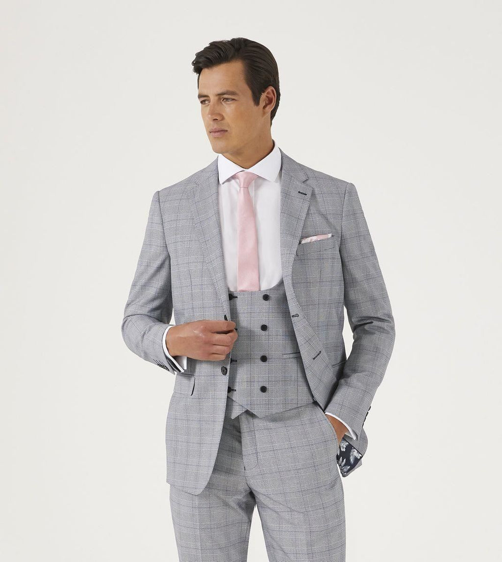 Skopes Slim Fit Suit Jacket Anello in Grey 30 to 48