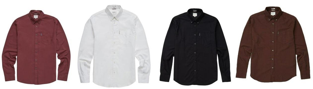 Ben Sherman Men's  Long Sleeve Organic Cotton Oxford Shirt 2XL to 5XL, 4 Colours