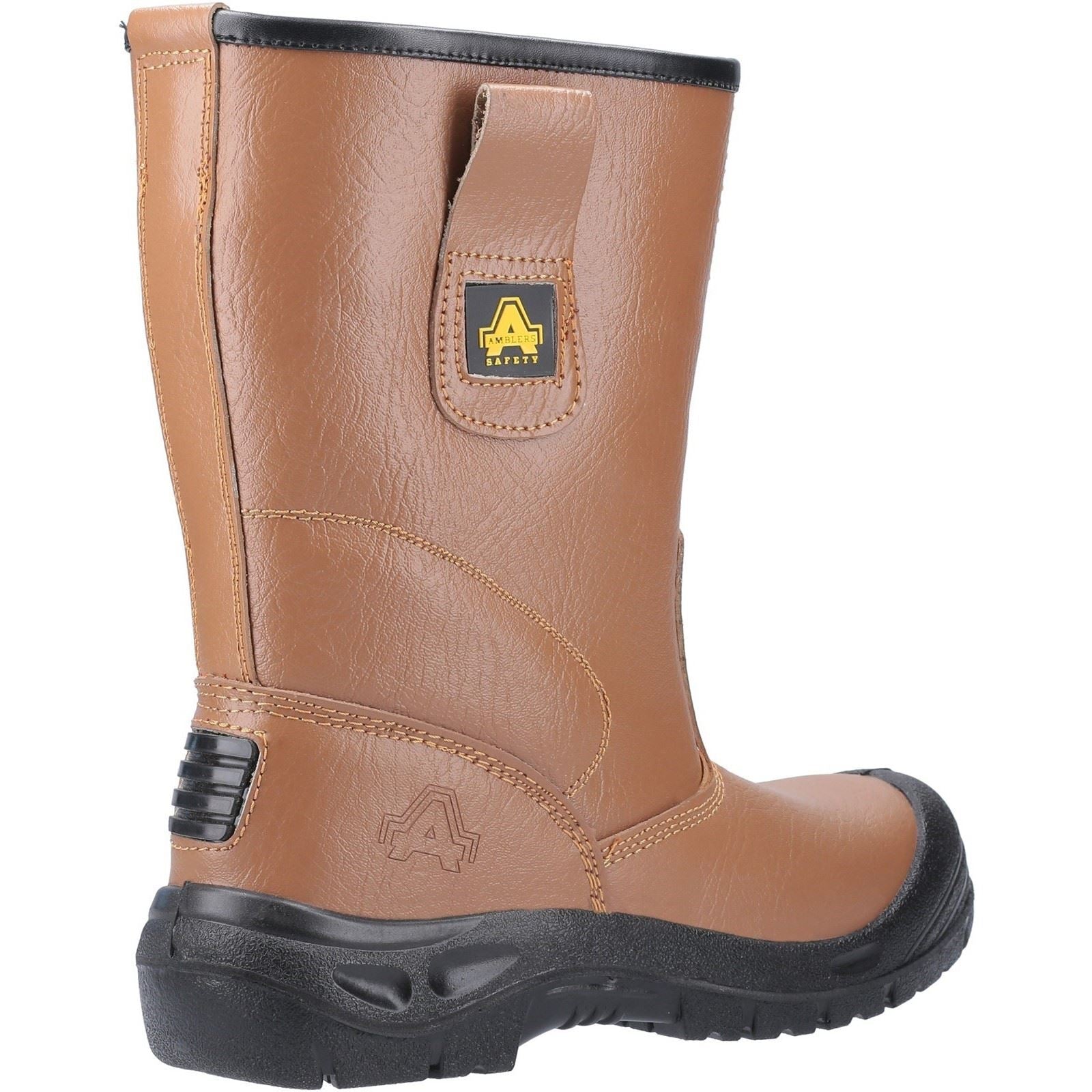Amblers Men Boots - FS142 Safety Rigger Boot in Tan, 3-15