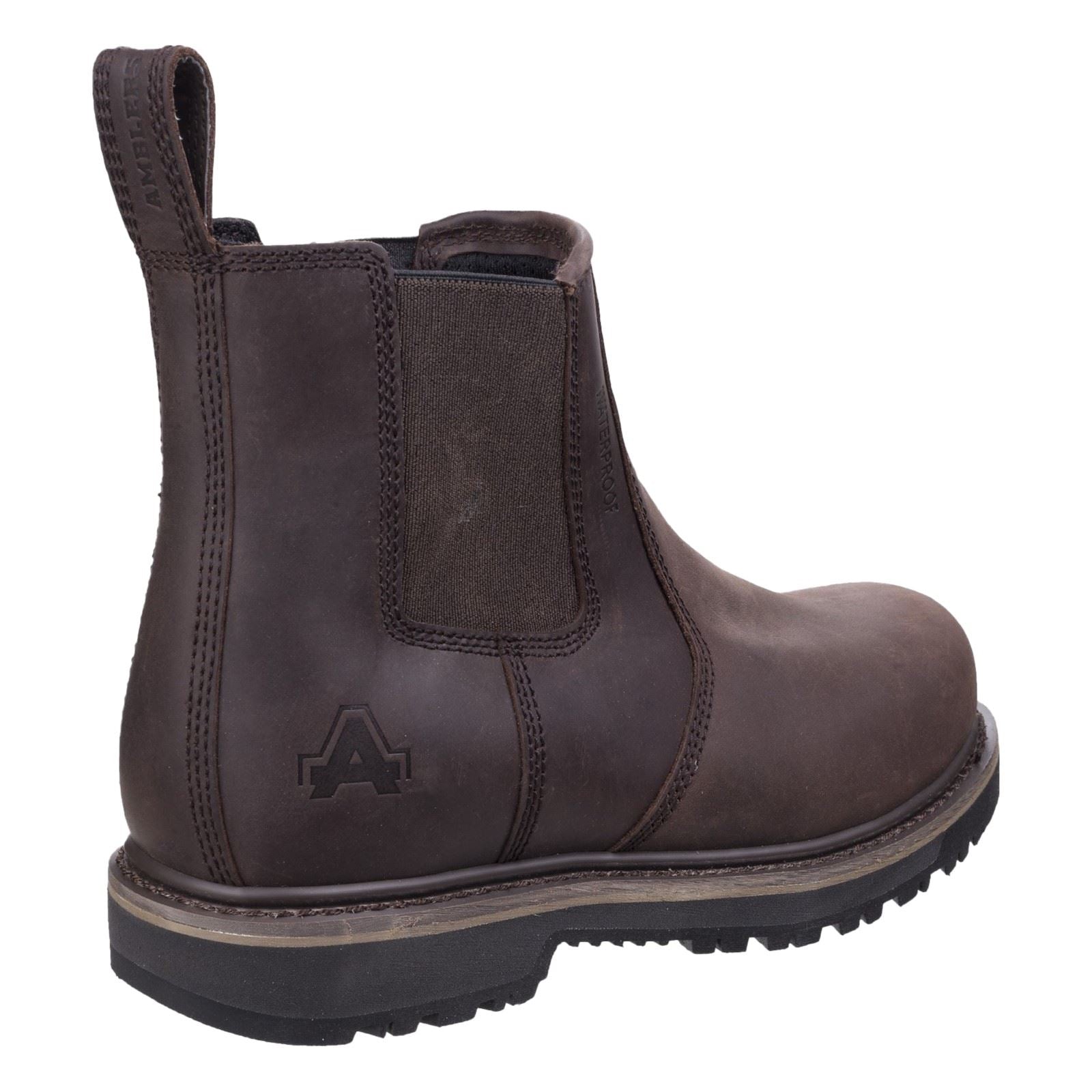 Amblers Men Boots - AS231 Dealer Safety Boot in Brown, 6-12