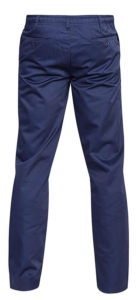 BASILIO - D555 Full Elastic Waist Rugby Trouser  Navy 40-60