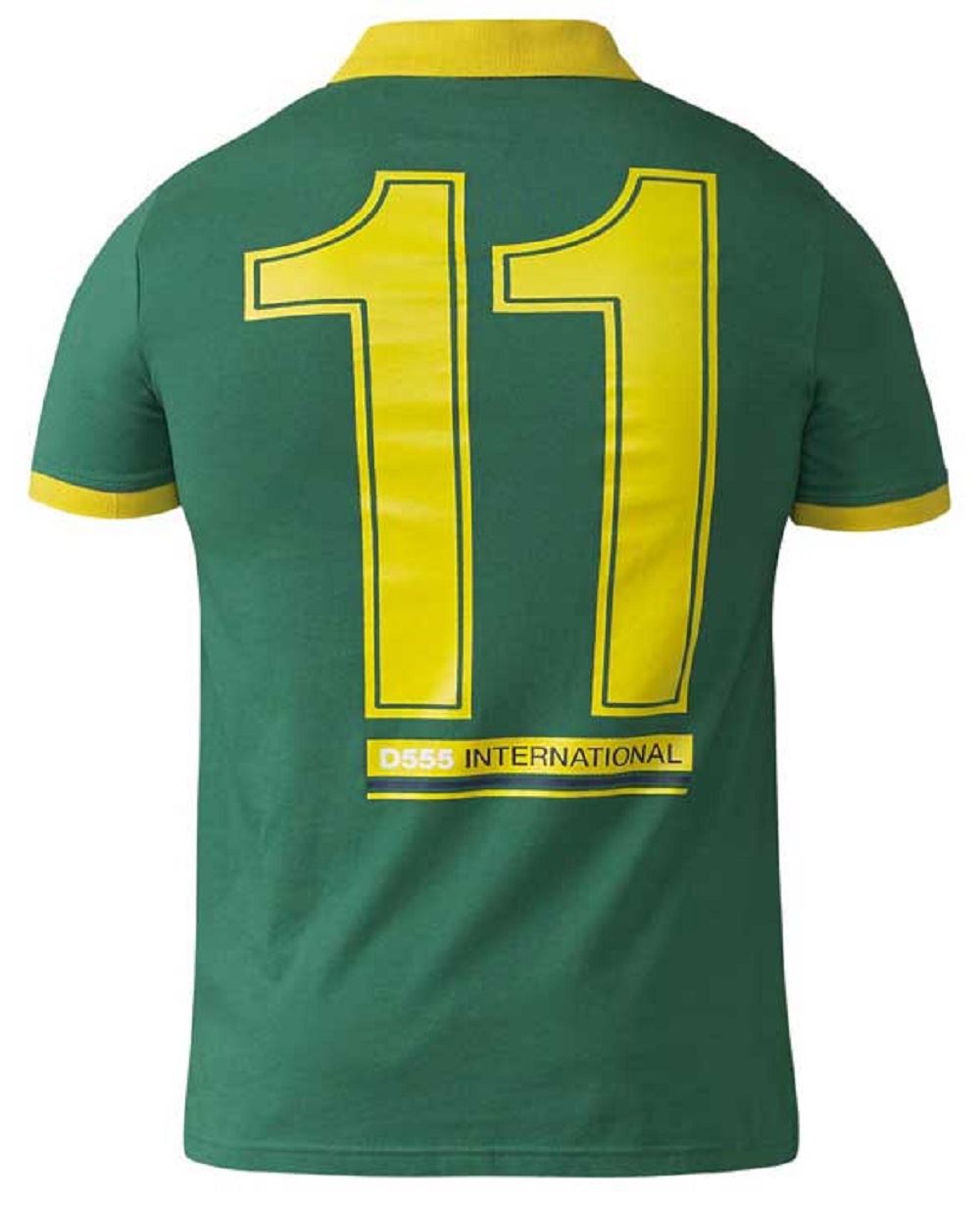 D555 Brazil Football Polo Shirt (Silva)