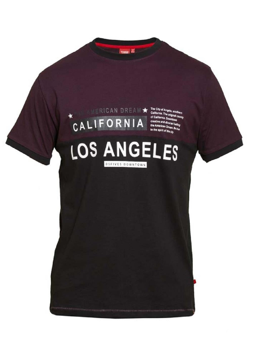 D555 Men's Big Size Crew Neck Printed T-Shirt (AW19)