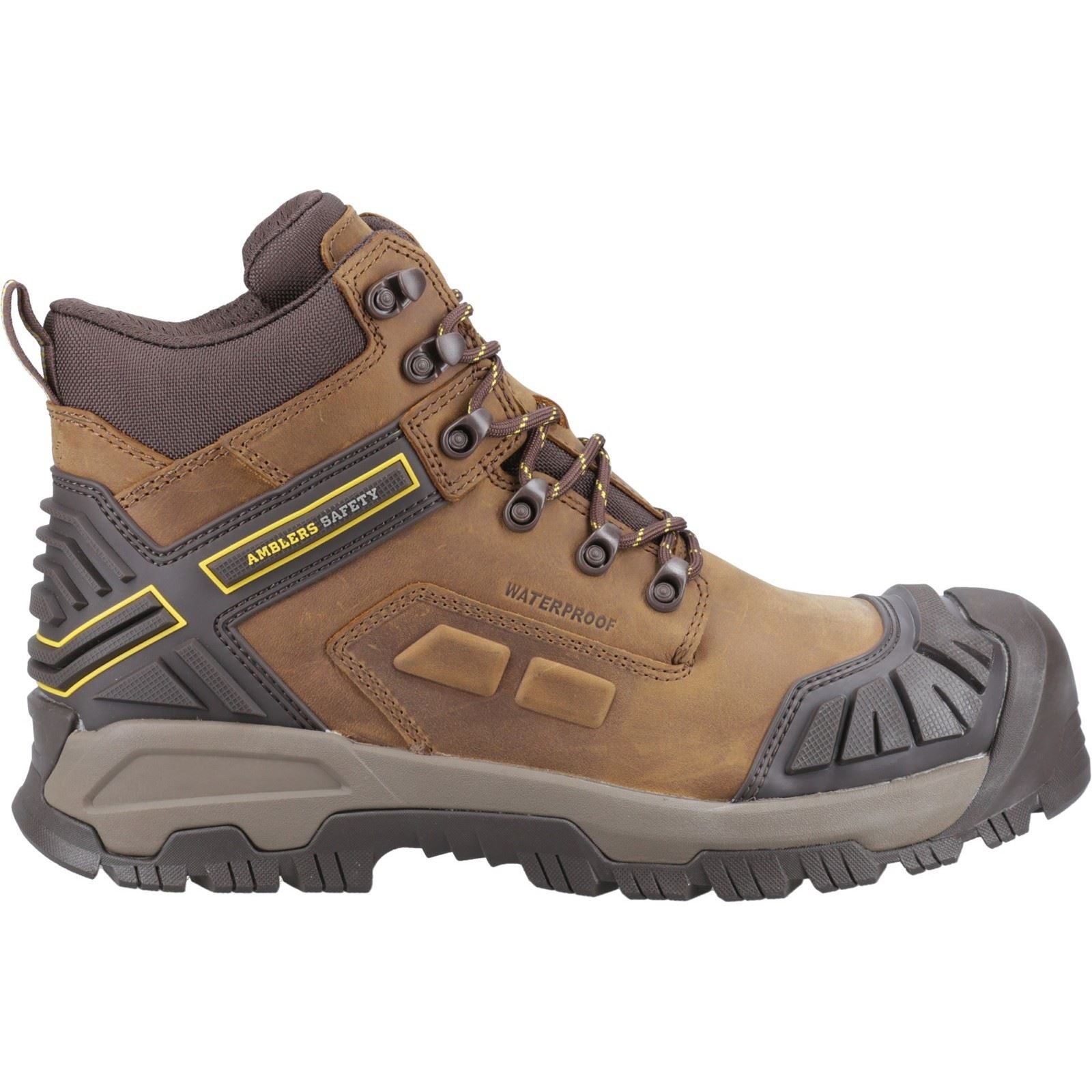 Amblers Men Boots - AS961C Quarry Safety Boot in Brown, 6-13