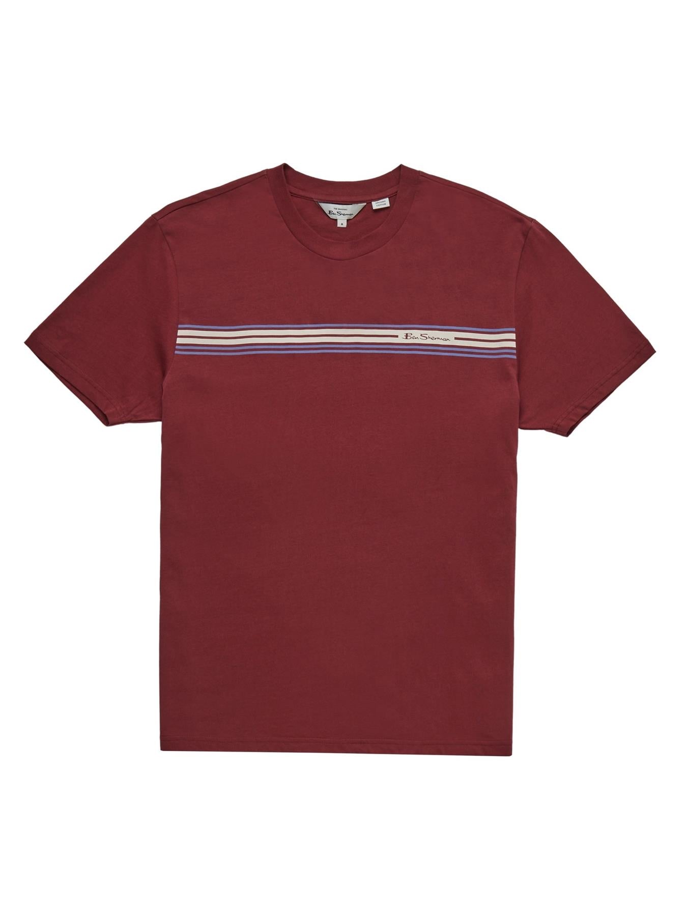 Ben Sherman Men's Plus Size Signature Stripe T-Shirt 2XL to 5XL