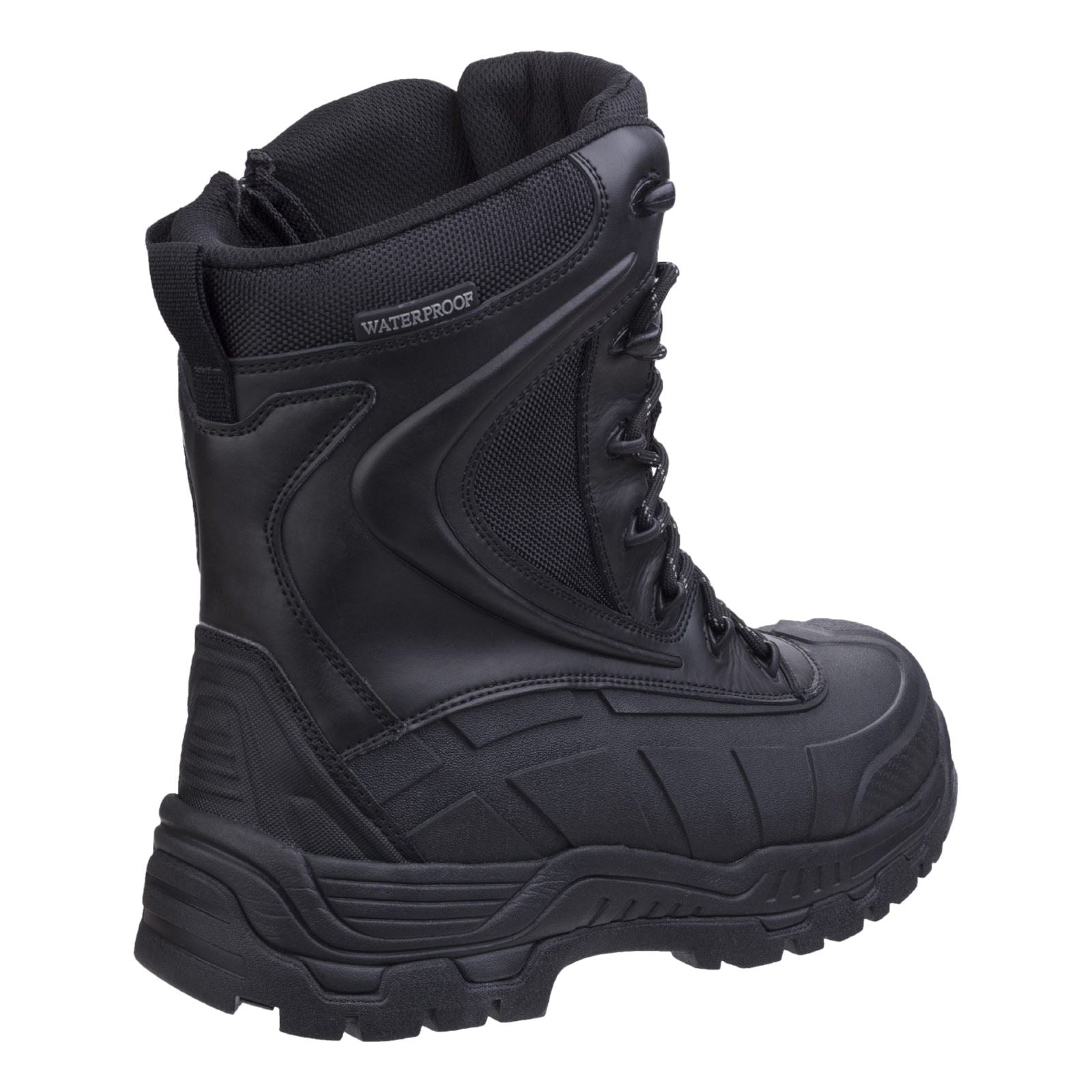 Amblers Men Boots - AS440 Hybrid Metal Free Hi-leg Safety Boot in Black, 4-14