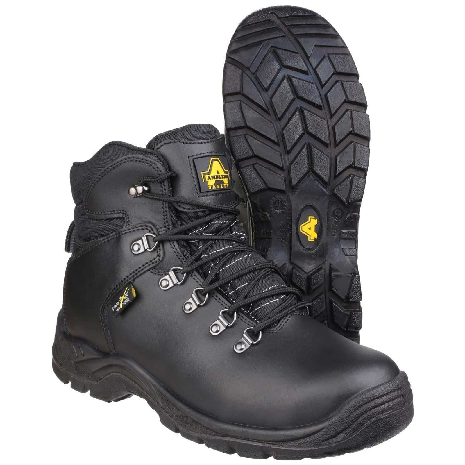Amblers Men Boots - AS335 Moorfoot Safety Boot in Black, 6-15