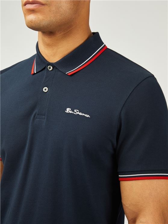 Ben Sherman Signature Pique Polo Shirt For Men in 5 Colours, 2XL-5XL