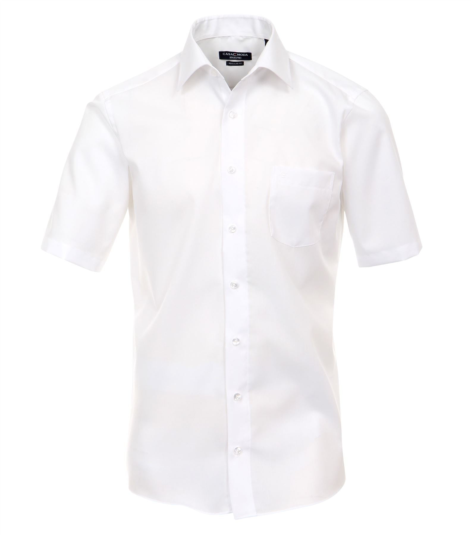 Casa Moda Mens Long Length Cutaway collar Plain Formal Shirts