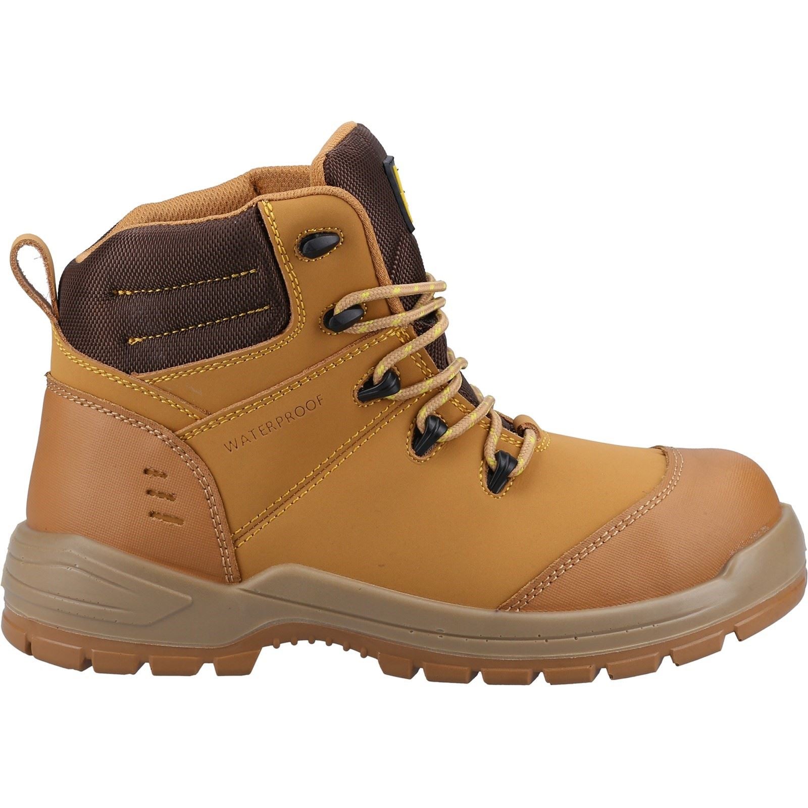 Amblers Women Boots - AS308C Metal Free Safety Boot in Honey, 4-14