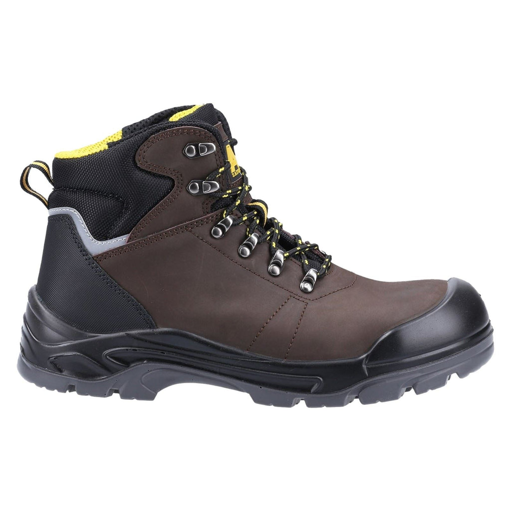 Amblers Men Boots - AS203 Laymore Safety Boot in Brown, 6-12