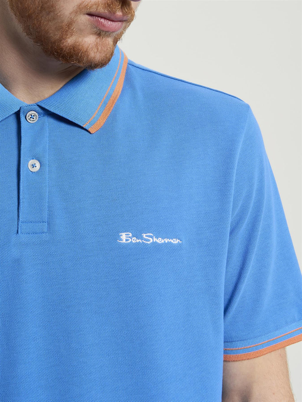 Ben Sherman Signature Pique Polo Shirt For Men in 5 Colours, 2XL-5XL