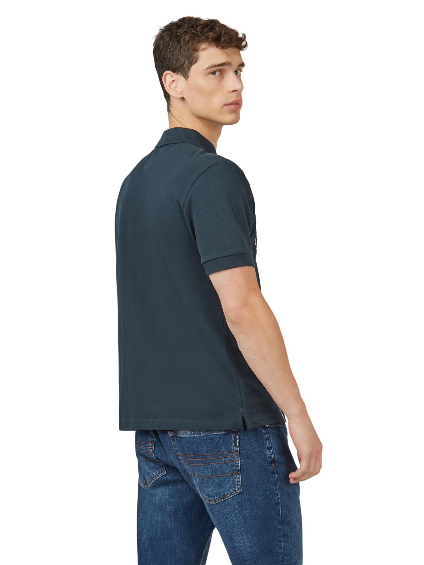 Ben Sherman Men's Plus Size Vertical Stripe Polo 2XL to 5XL