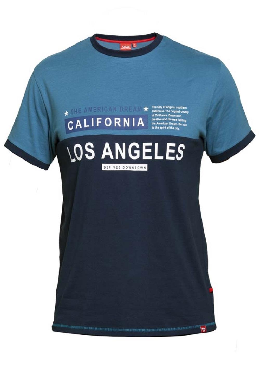 D555 Men's Big Size Crew Neck Printed T-Shirt (AW19)