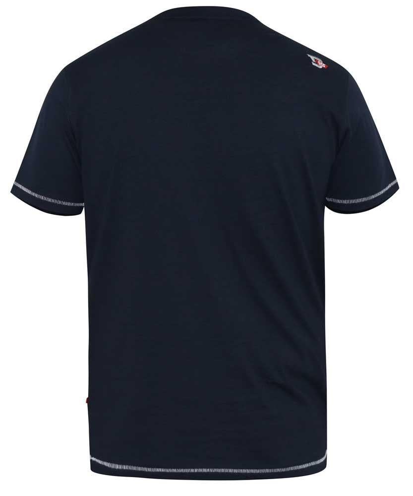 D555 Denton Printed Motor Bike In Multi Colour Tee Shirt (601117) Size 3XL-6XL, Navy