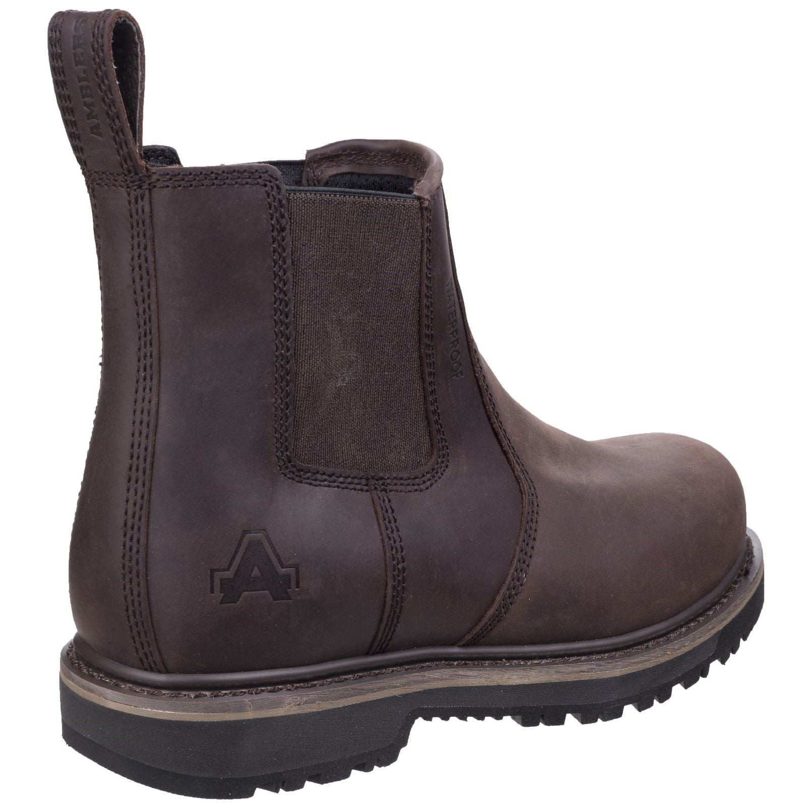 Amblers Men Boots - AS231 Dealer Safety Boot in Brown, 6-12