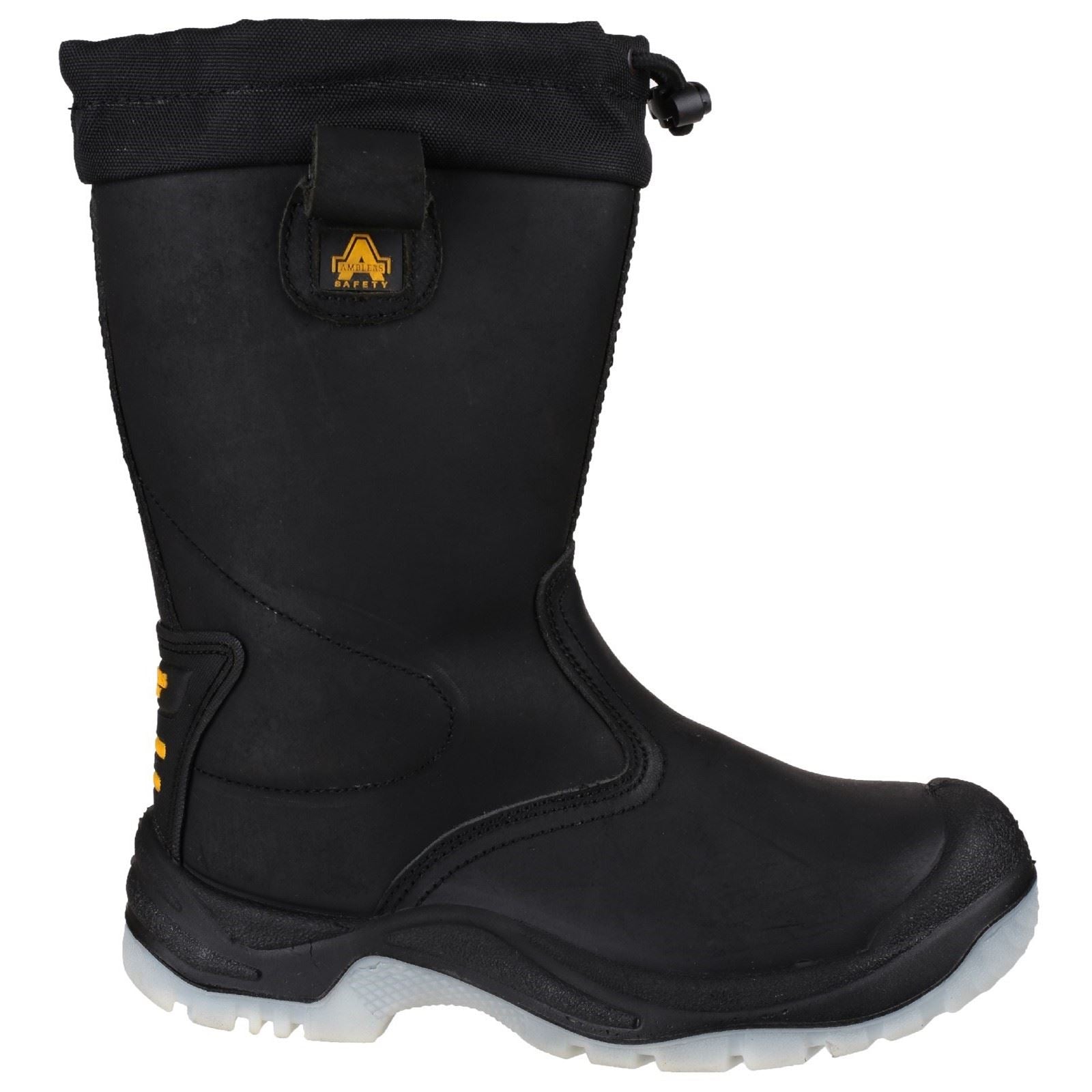 Amblers Men Boots - FS209 Safety Rigger Boot in Black, 4-14