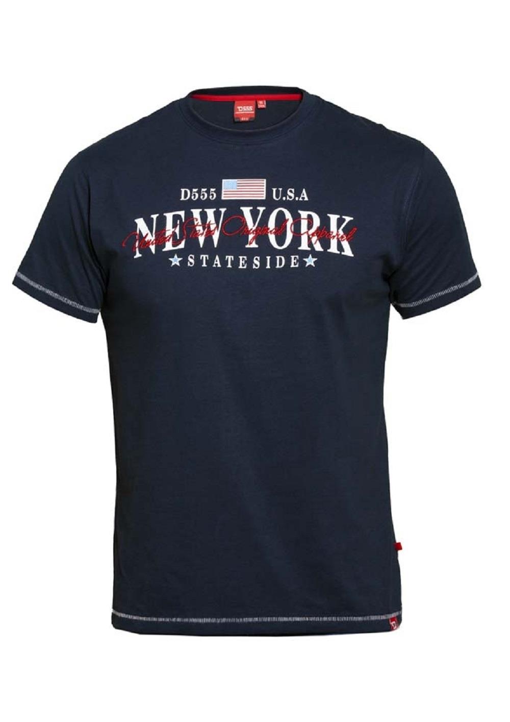 D555 Men's Big Size Crew Neck Printed T-Shirt (AW19)