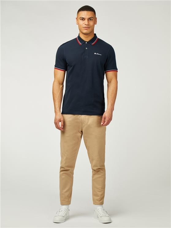 Ben Sherman Signature Pique Polo Shirt For Men in 5 Colours, 2XL-5XL